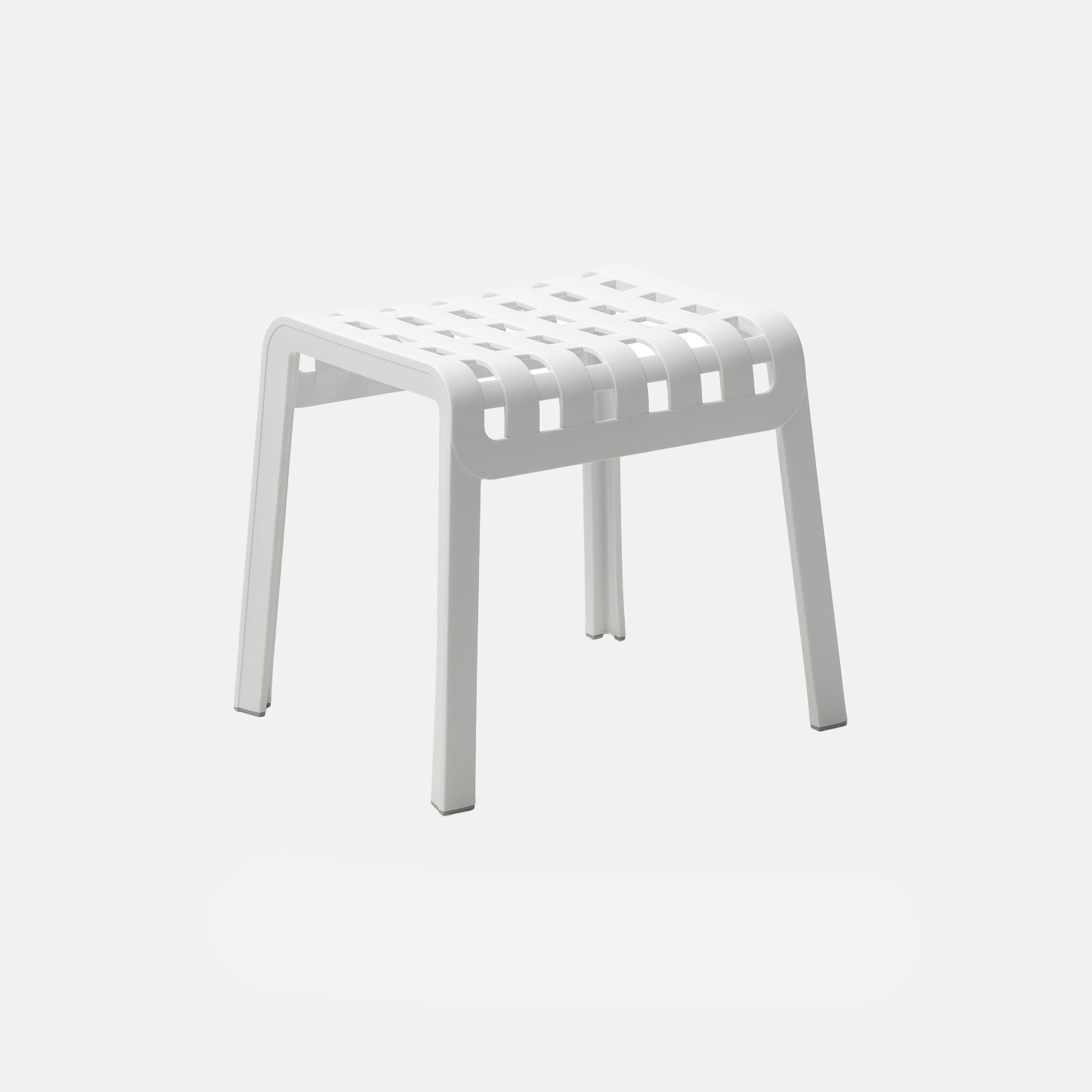 A long way from 1980's garden furniture, the Poggio from Nardi Outdoor may be a white colour finish but is stylish and recyclable. More colours available.