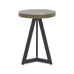  Fumed Oak Lamp Table