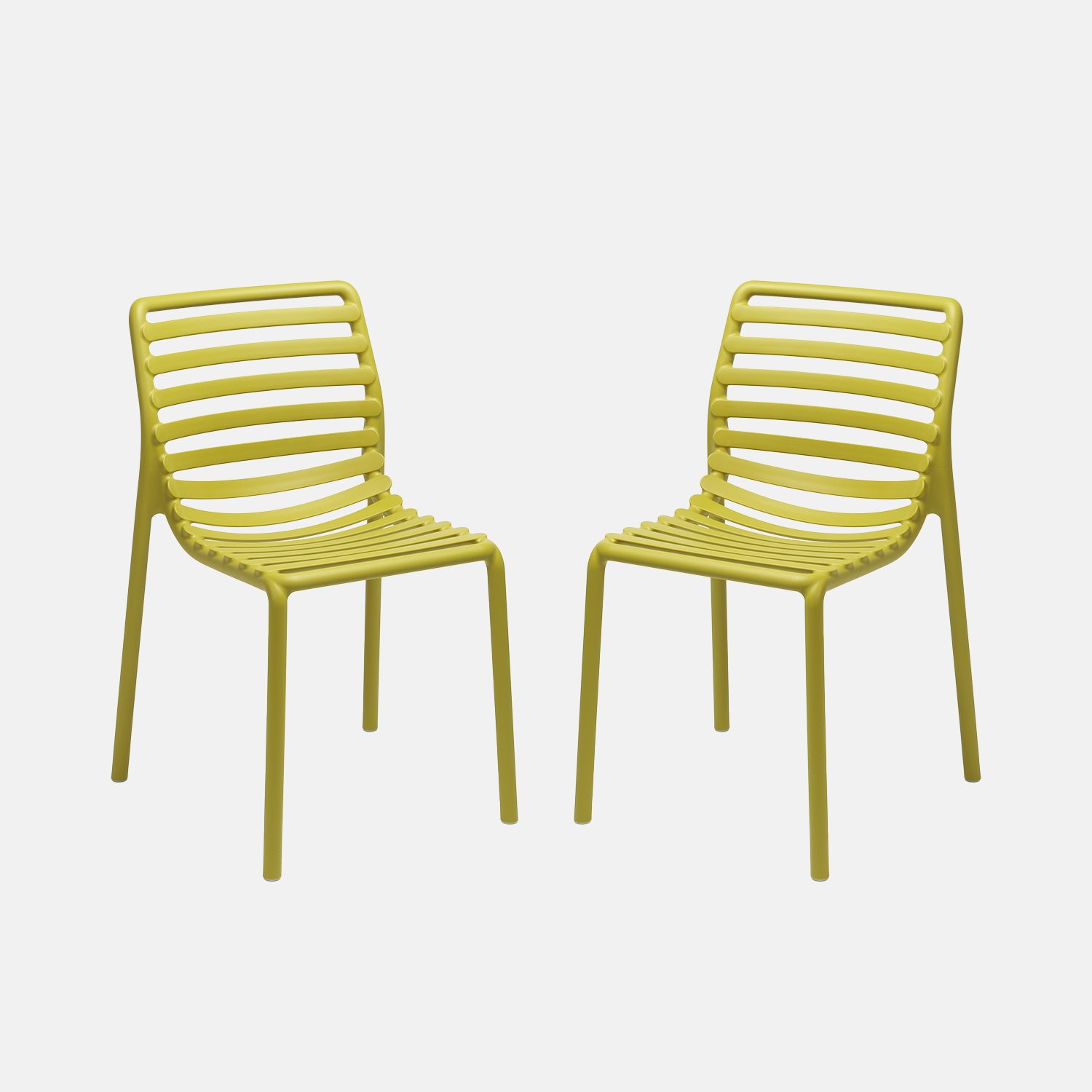 Doga Armless Chair By Nardi - Set Of 2