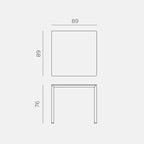 Piave 90cm Garden Table