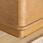 Corner Detail On Parsons Green Chest Of Drawers - 6 Drawer Wide