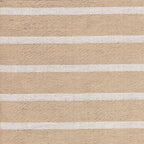 Global Floor Rug - Cream Stripe