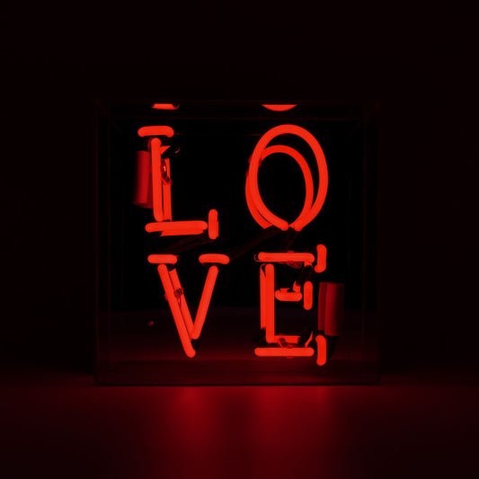 Love Box - Neon Red