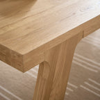Westhill Oak Coffee Table Detail Of Legs & Corners