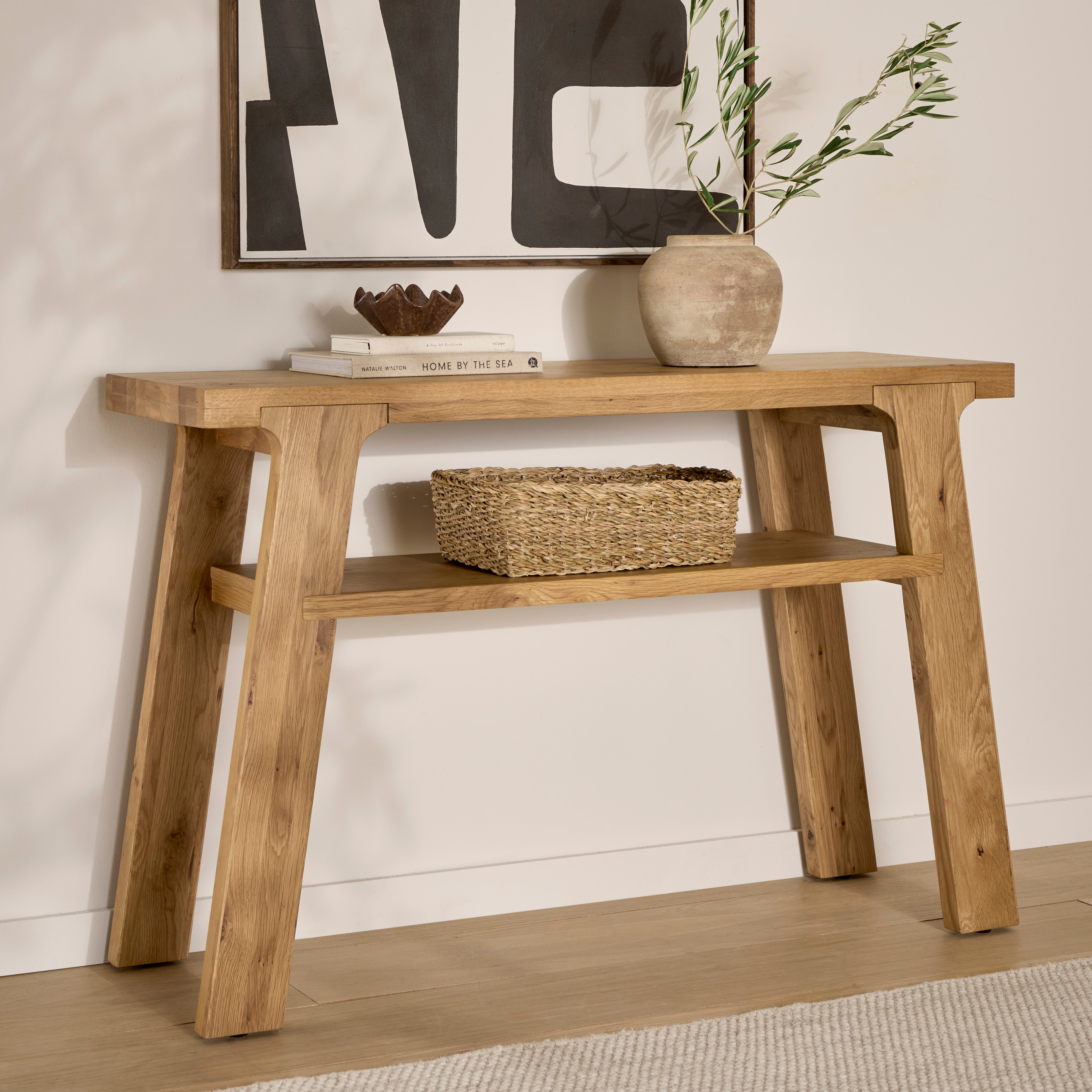 Westhill Oak Console Table | Premium Oak Furniture - BF Home