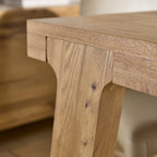 Curved Leg Detail On Westhill Oak Side Table