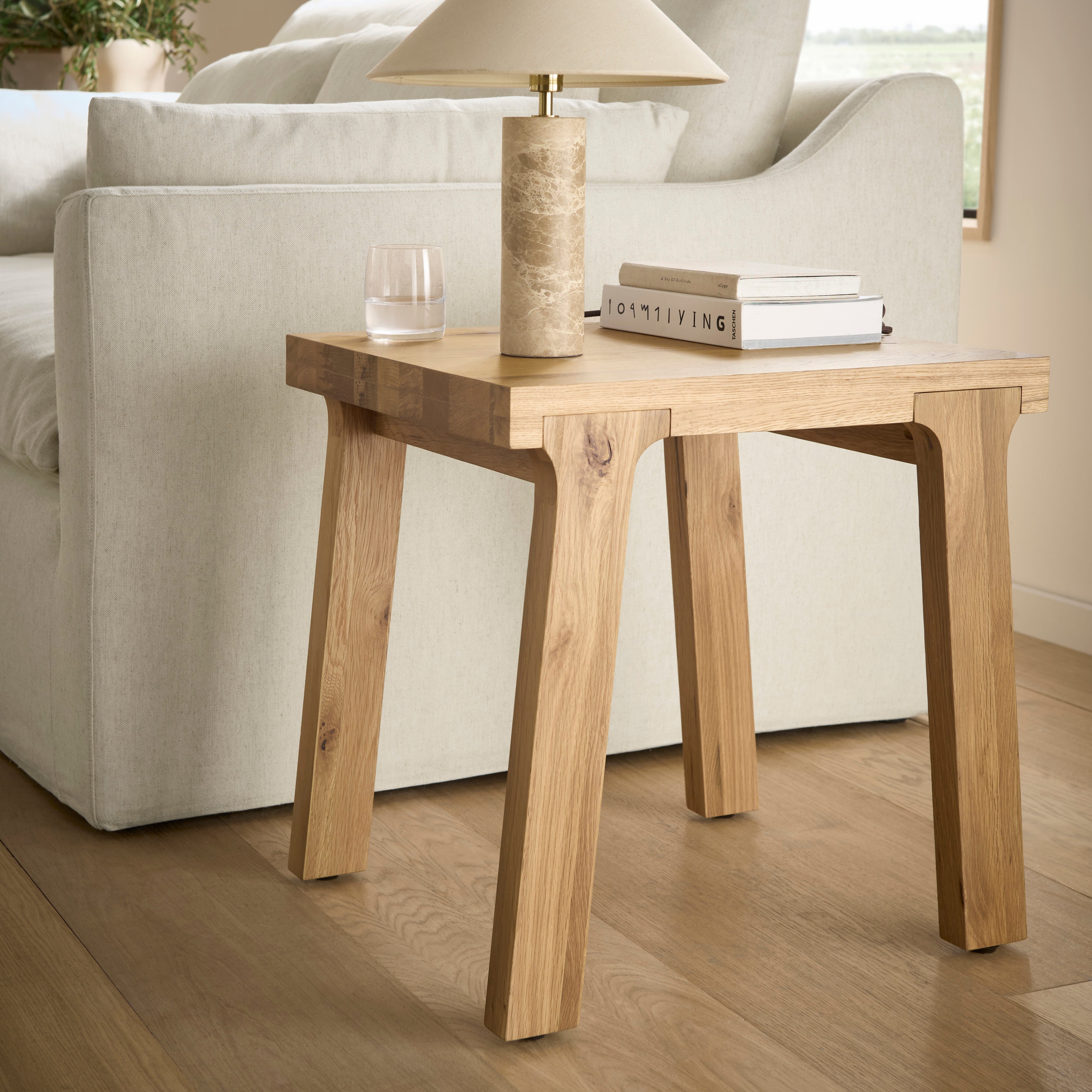 Westhill Oak Side Table - Premium Oak Furniture – BF Home