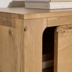 Unique Curved Door On West Hill Large Sliding Door Sideboard QKS40