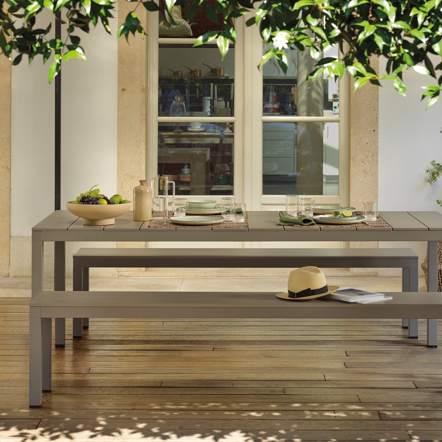 Rio Aluminium Bench By Nardi