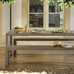 Nardi Dining Set - x2 Rio Aluminium Benches & Rio 210cm Table