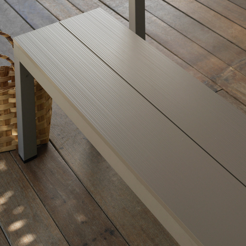 Nardi Dining Set - x2 Rio Aluminium Benches & Rio 210cm Table
