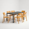 Nardi Dining Set - Rio 140 Extending Table & Trill Armless Chairs