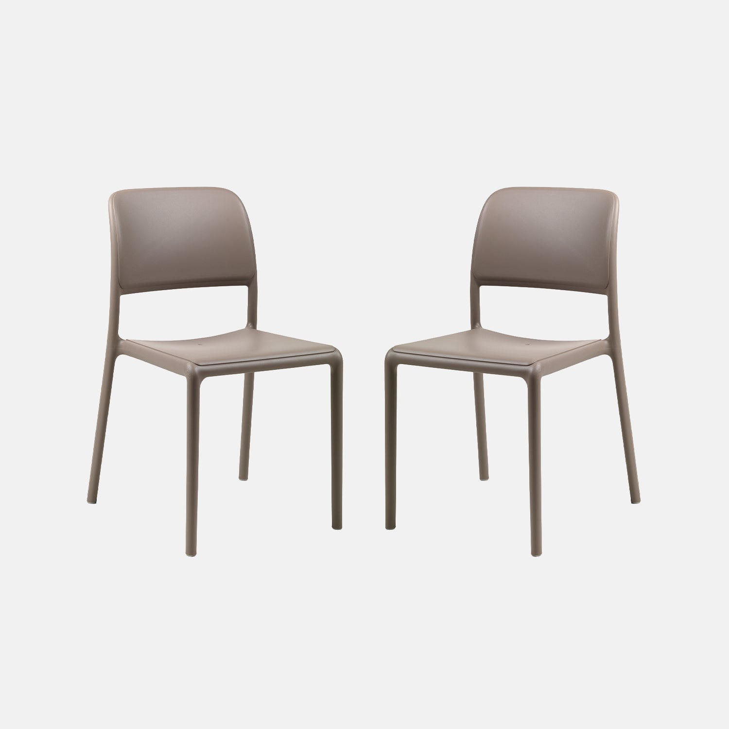 Riva Armless Chair By Nardi - Set of 2