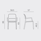 Measurements For Riva Garden Chair