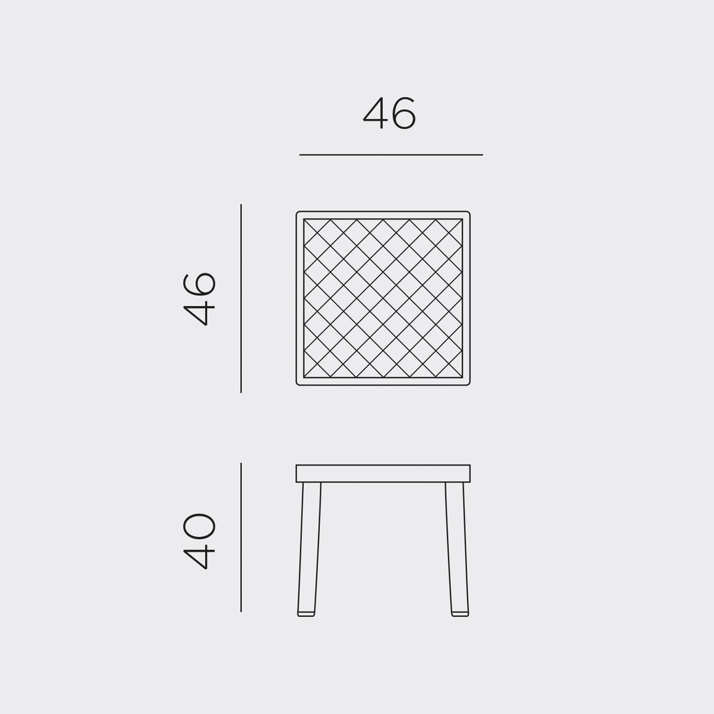 small, cute and ready for your cup of coffee. The Rodi table is 40cm high and 46cm square. Shop online now.