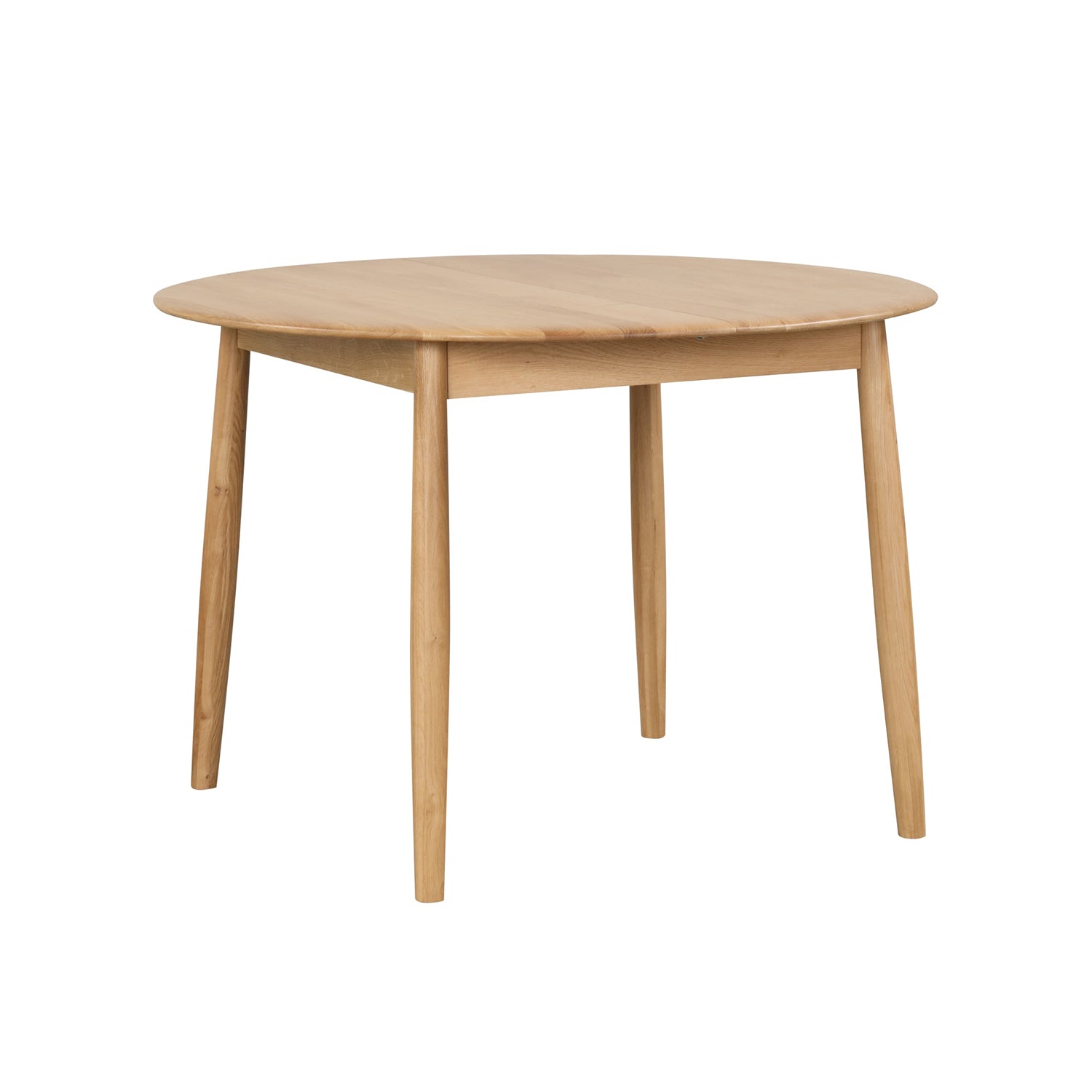 Stockholm Oak Round Dining Table - Extending