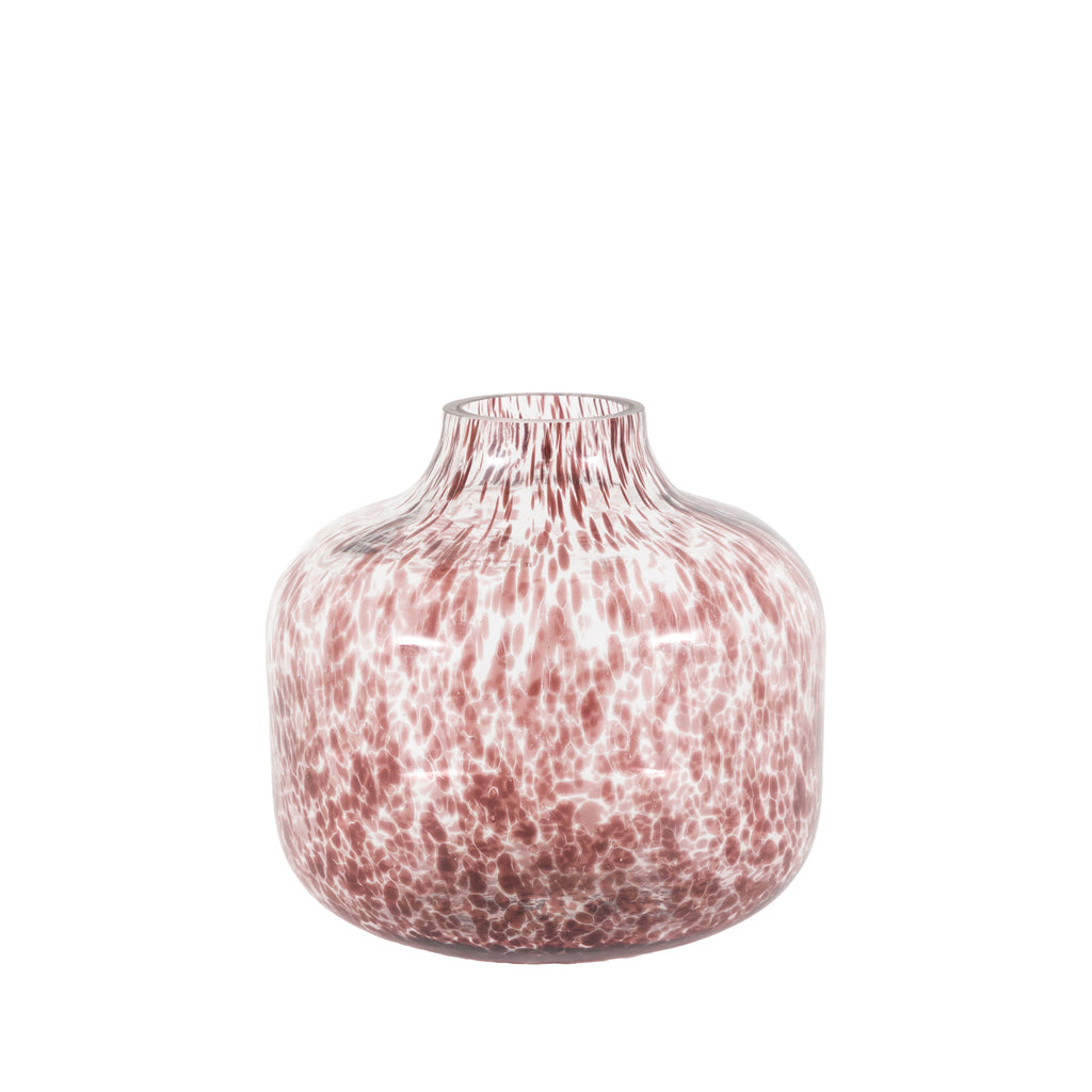 Textured brown vase finish