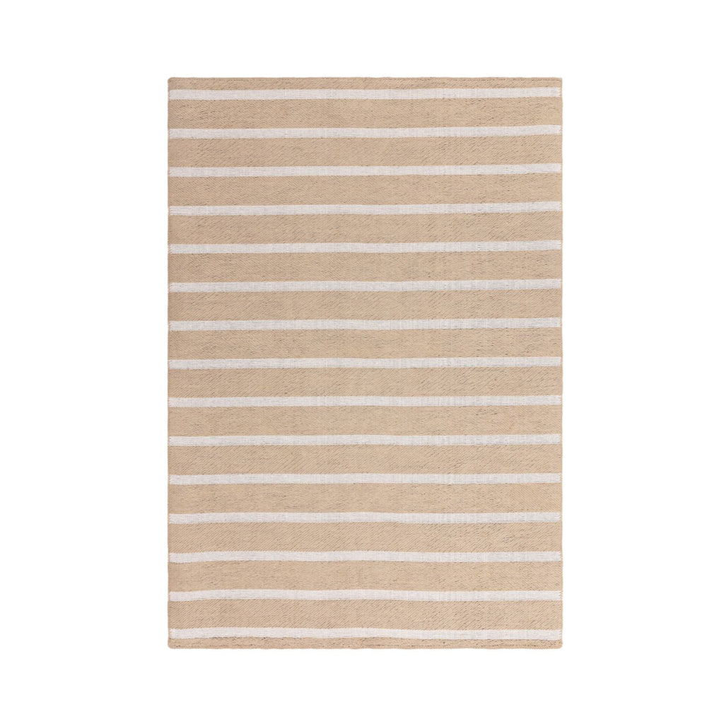 Global Floor Rug - Cream Stripe