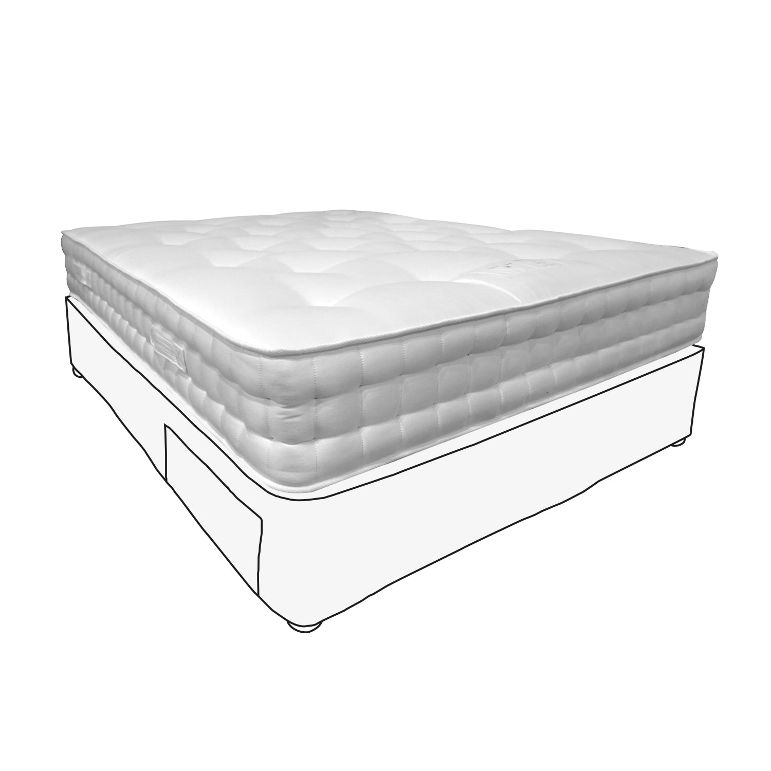 Super King - Mattress & Divan With Drawers