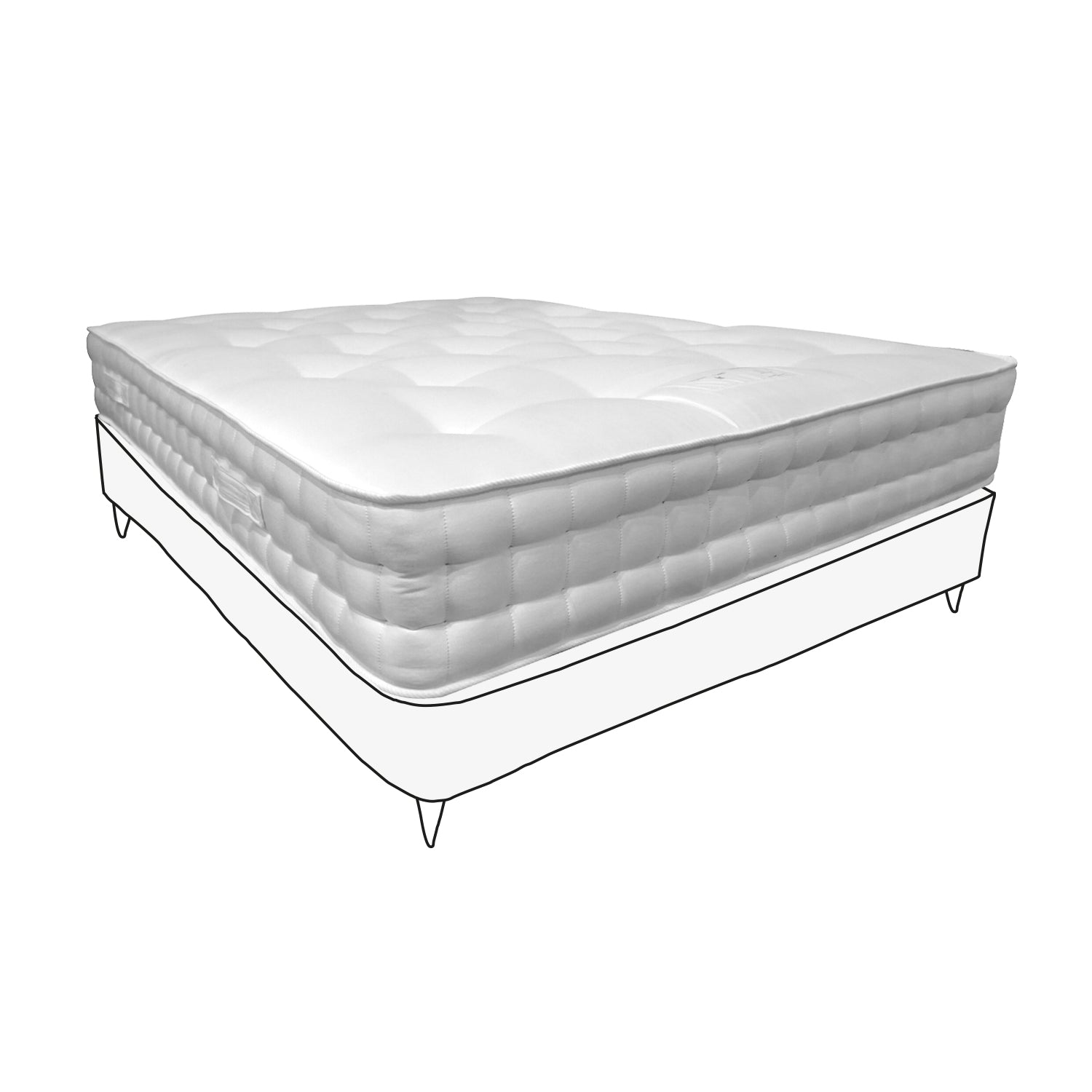 Super King - Mattress & Floating Divan