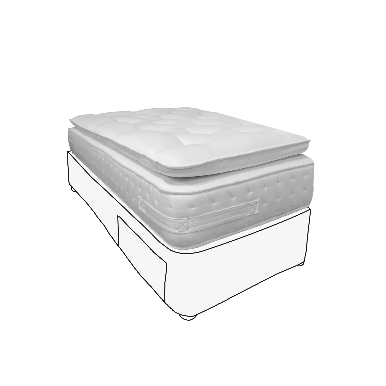 Single - Mattress & Divan With Drawers