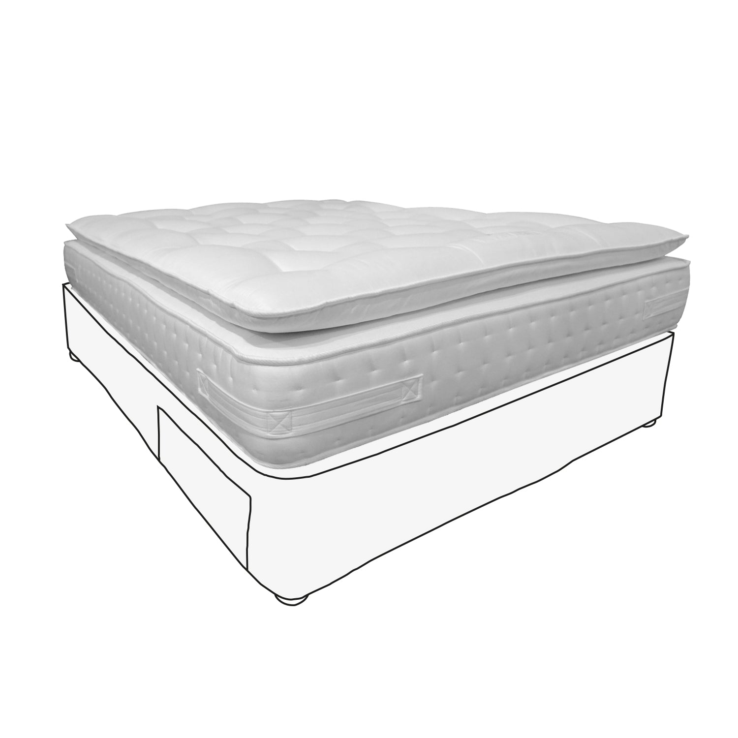 Super King - Mattress & Divan With Drawers