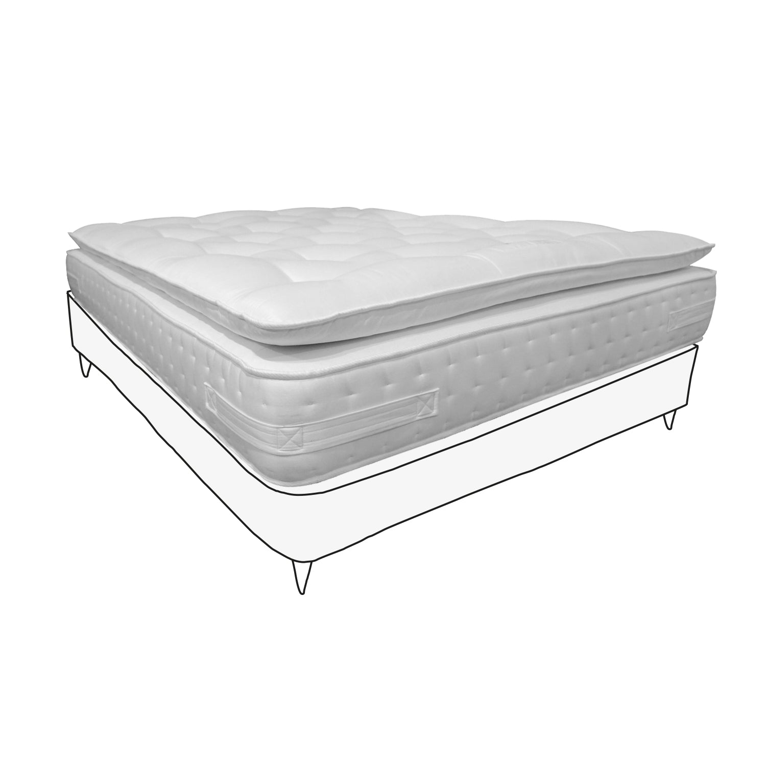 Super King - Mattress & Floating Divan