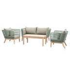 Sardinia Outdoor Lounge Set Green