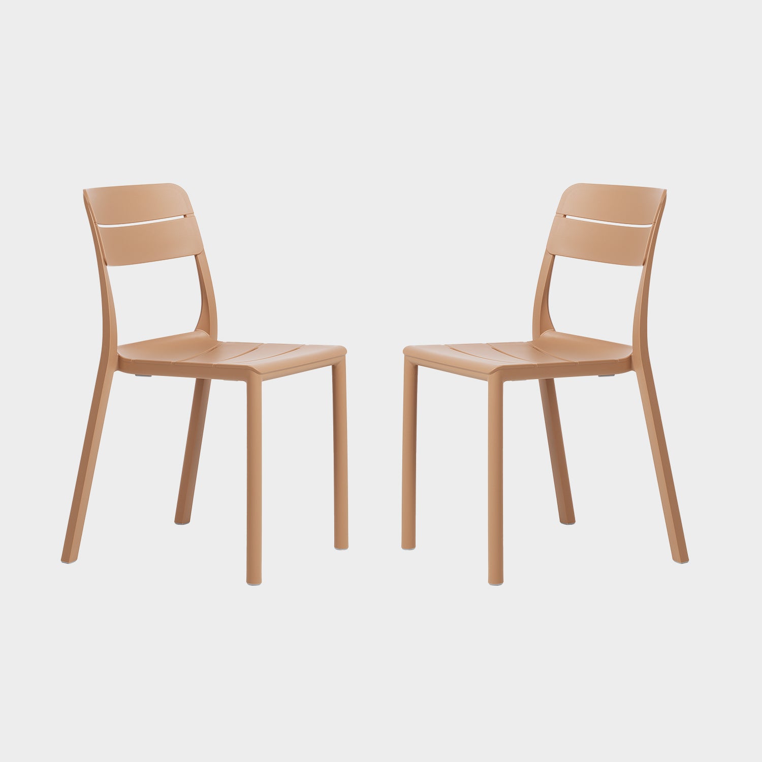 Cassia Armless Chair By Nardi - Set Of 2