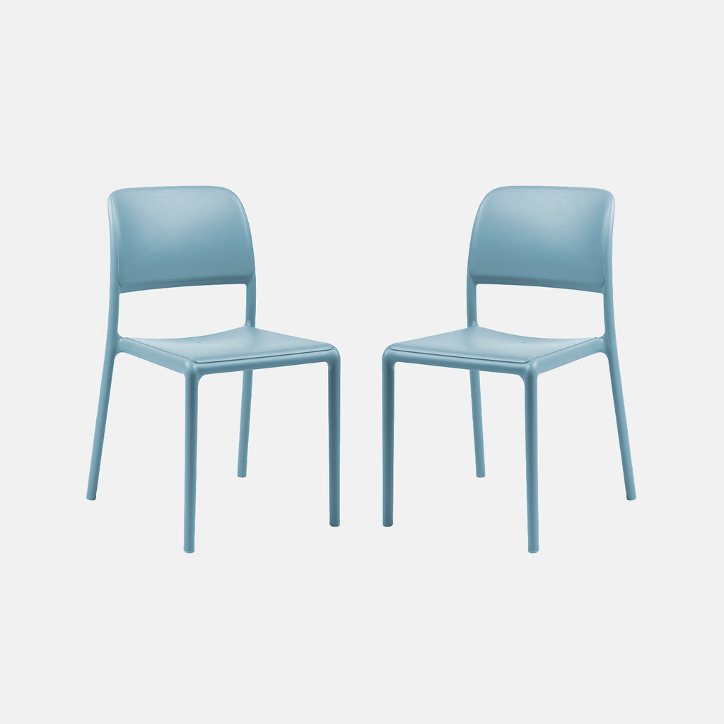 Riva Armless Chair By Nardi - Set of 2