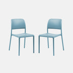 Riva Armless Chair By Nardi - Set of 2