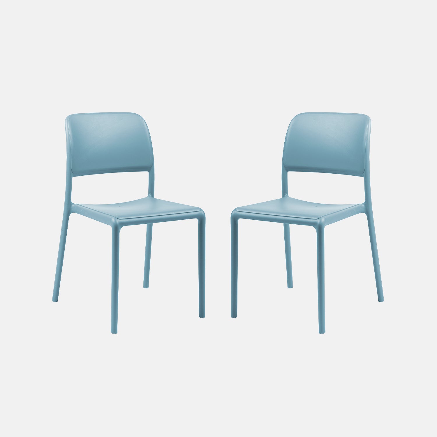 Riva Armless Chair By Nardi - Set of 2