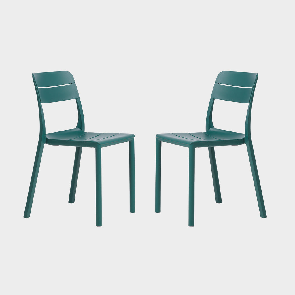 Cassia Armless Chair By Nardi - Set Of 2