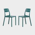 Cassia Armless Chair By Nardi - Set Of 2
