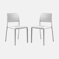 Nardi Bora Armless Chair - Set Of 2