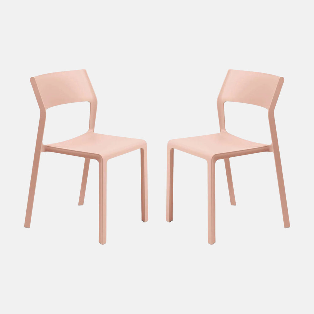 Trill Armless Chair By Nardi - Set of 2 - 12 Left