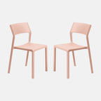 Trill Armless Chair By Nardi - Set of 2 - 12 Left