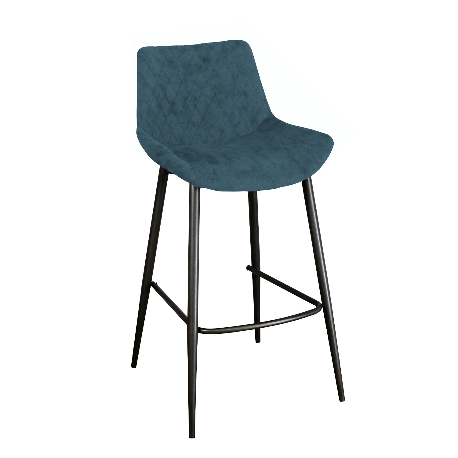 Axel Bar Stool, Set Of 2 - Mineral Blue