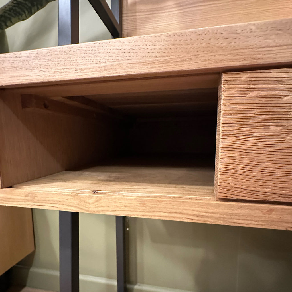 Elsworthy Rough Sawn Oak - Wall Desk