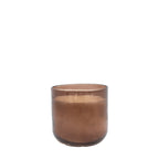 Decorative small brown candle for home styling