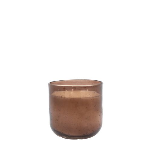 Decorative small brown candle for home styling