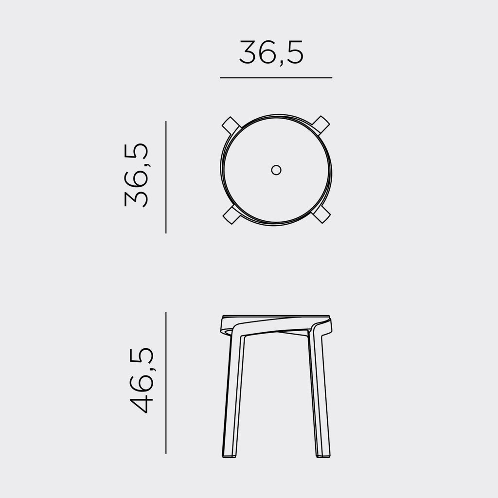 Mini Stool Stack Mini Stack Stool - Durable Recycled Plastic | Commercial Outdoor Stool ...