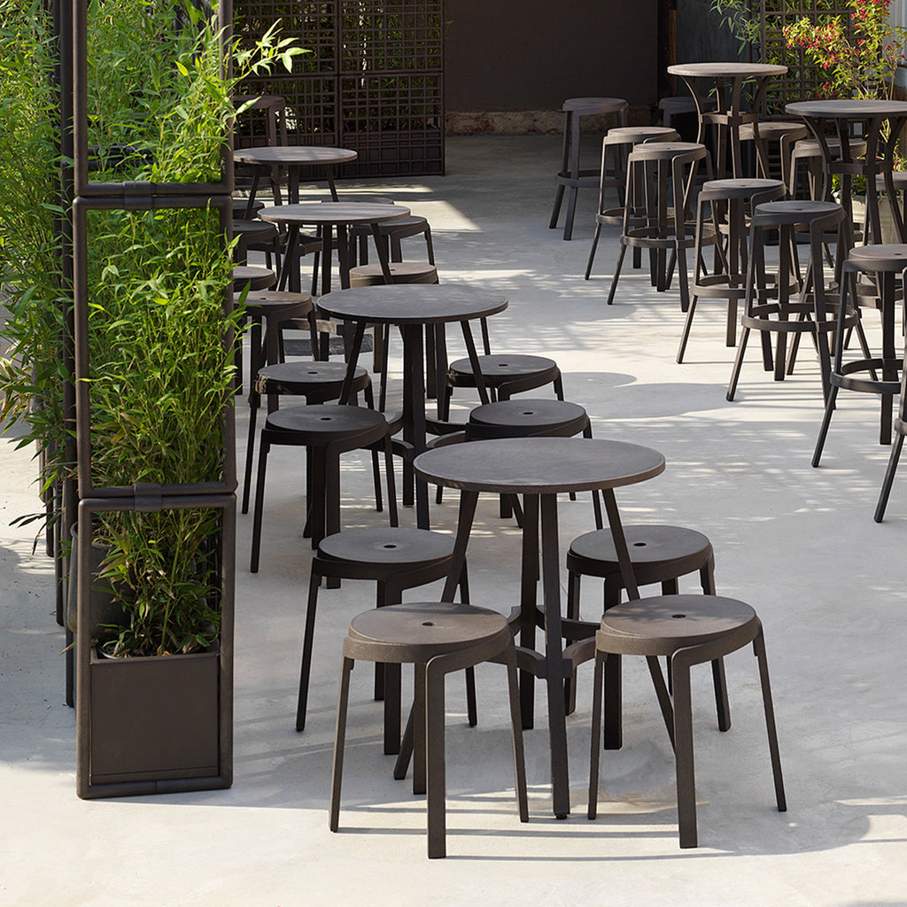Mini Stool Stack Mini Stack Stool - Durable Recycled Plastic | Commercial Outdoor Stool ...