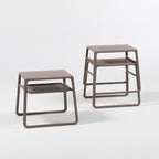 The Pop garden table by Nardi Outdoor, a lightweight yet sturdy table that’s always ready for outdoor snacks, chats, and laughs.