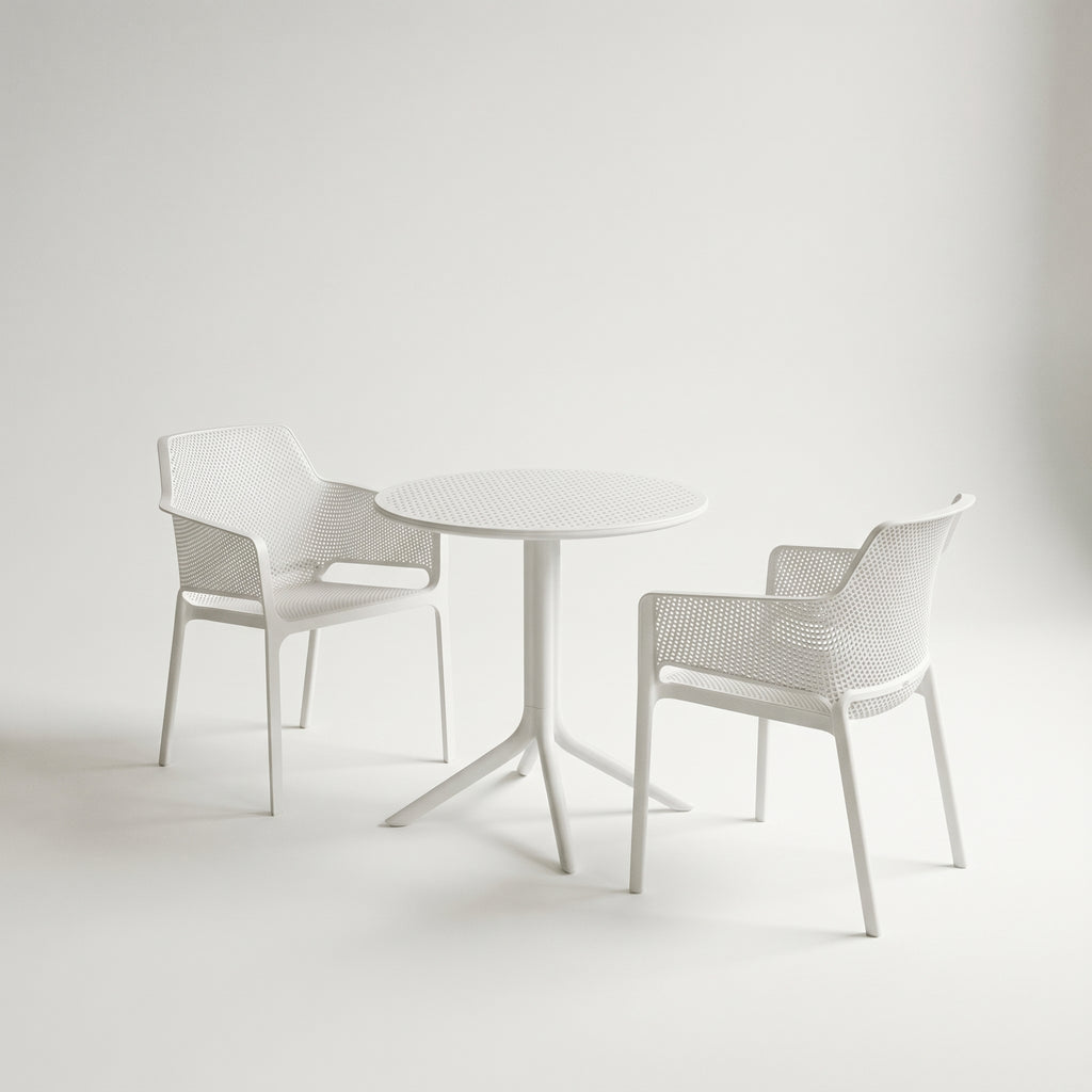 Nardi Garden Set - Step Garden Table & x2 Net Relax Garden Chairs