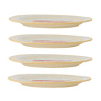 Ceramic red fish plate with hand-painted design