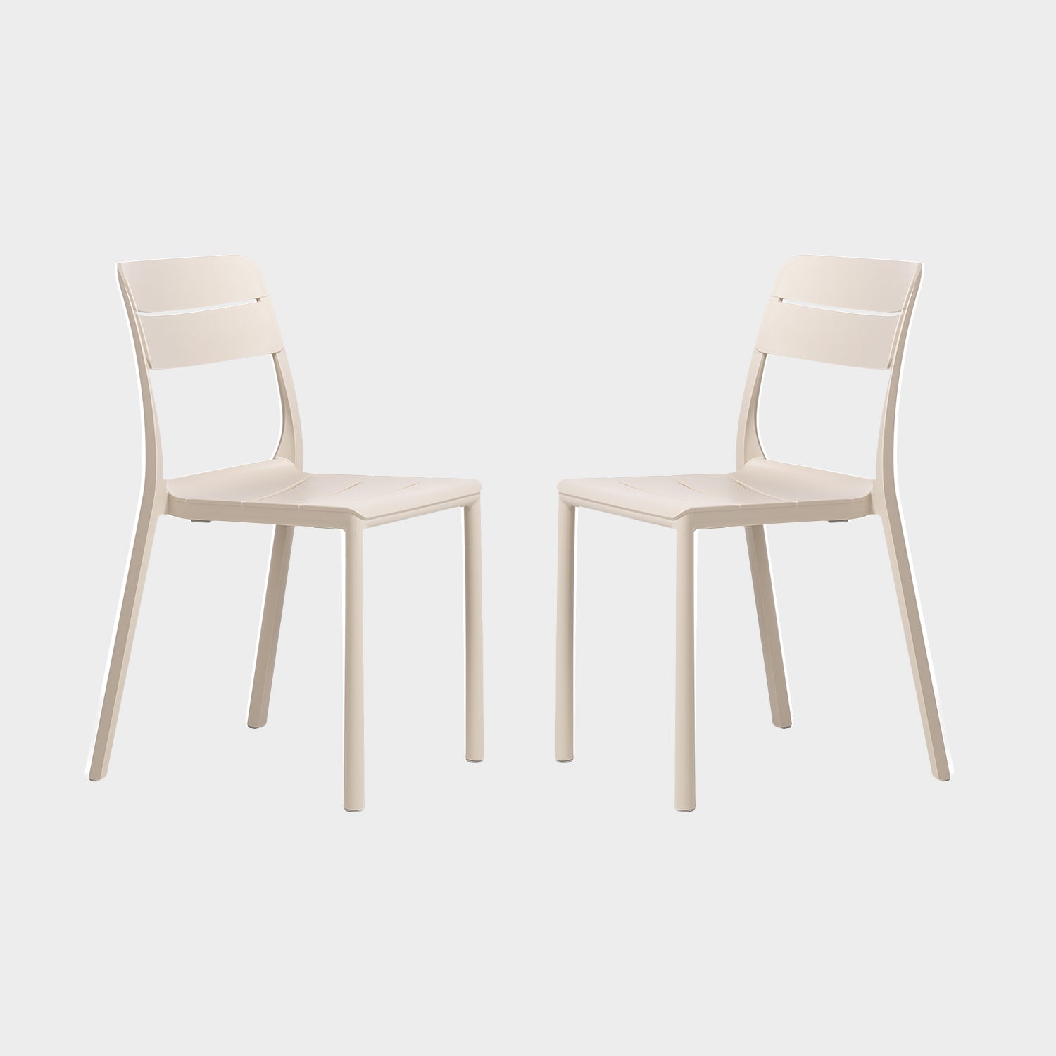 Cassia Armless Chair By Nardi - Set Of 2