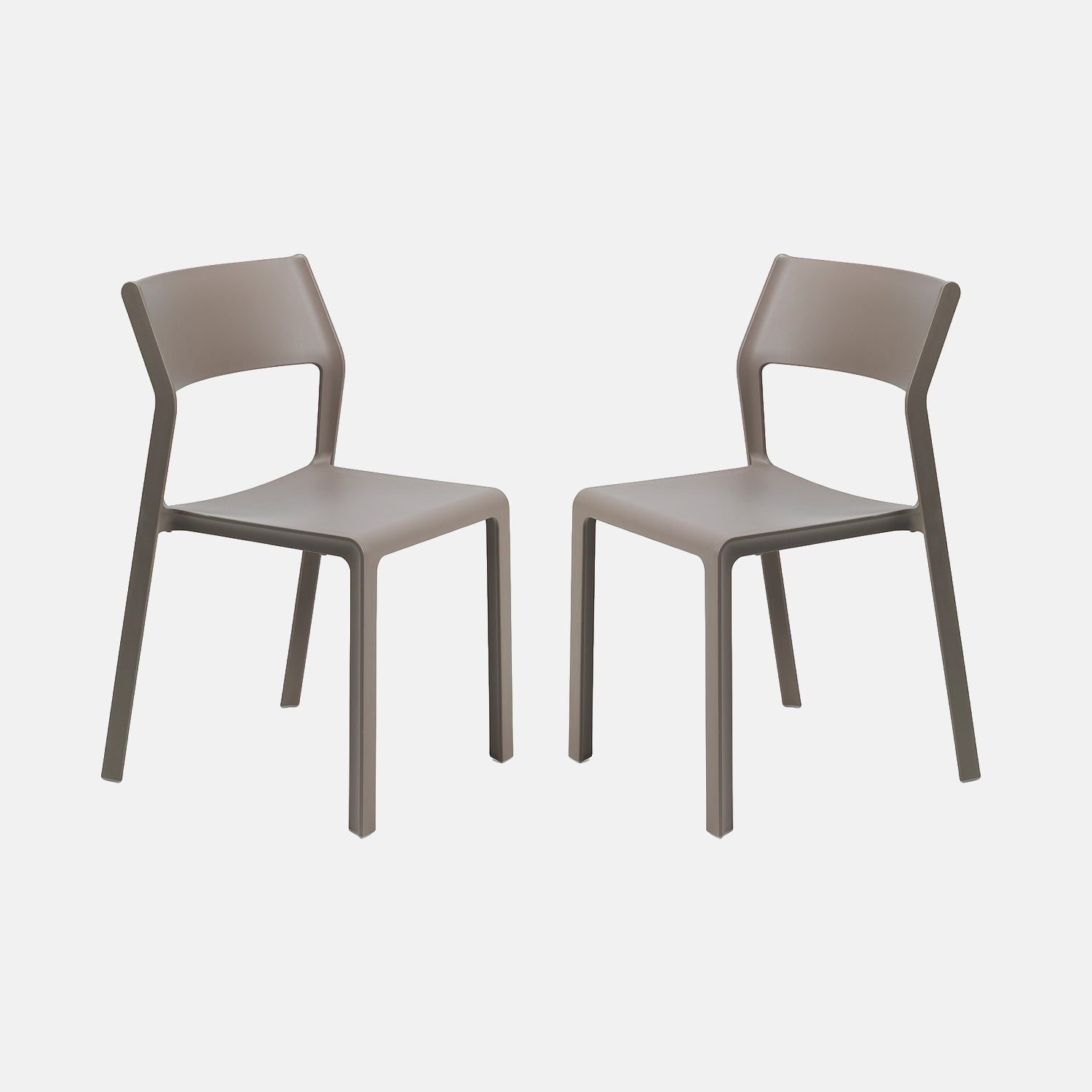 Trill Armless Chair By Nardi - Set of 2
