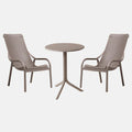 Garden Set - x2 Net Lounge Chairs & Spritz Garden Table By Nardi