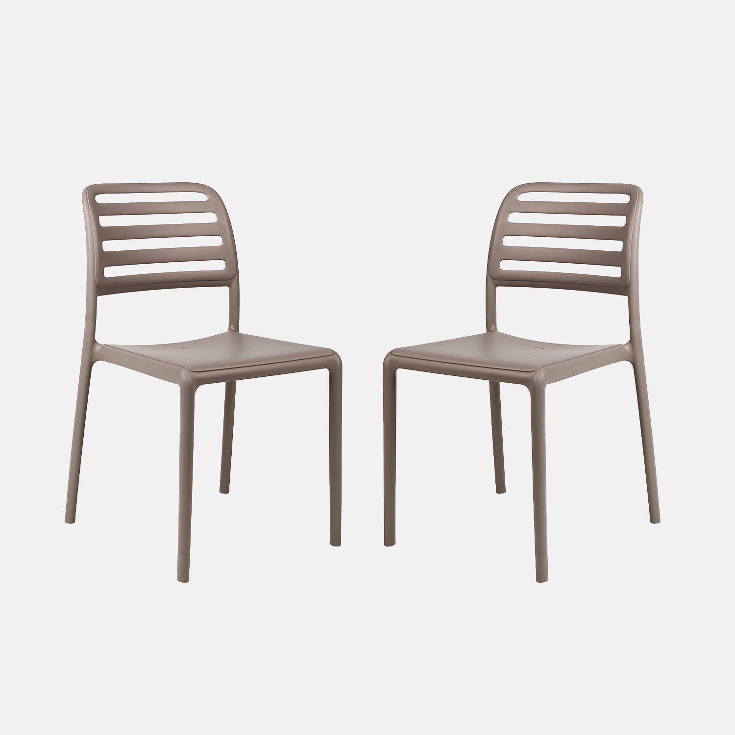 Costa Armless Garden Chair By Nardi - Set Of 2